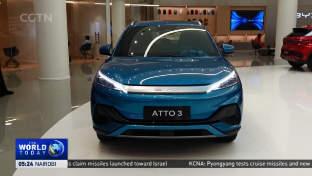 CGTN: China's electric vehicle rise: BYD plans expansion in Middle East